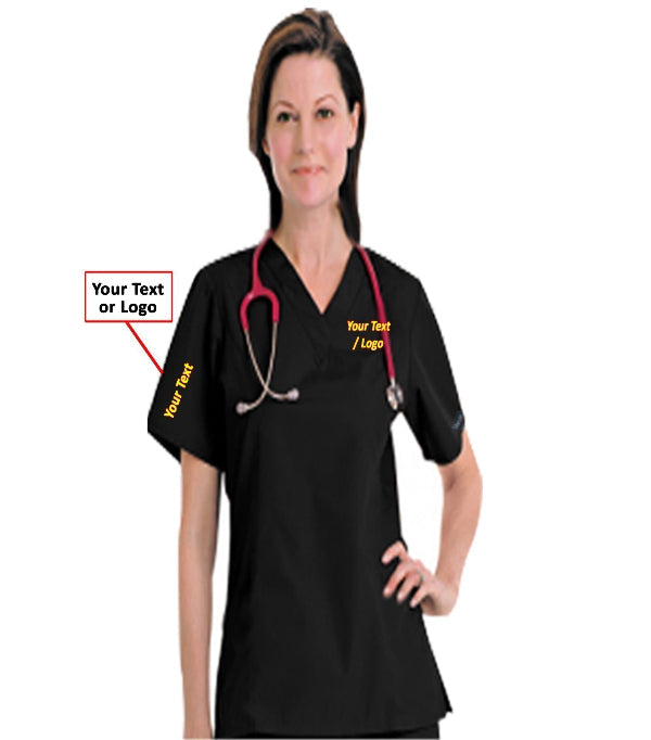 Microfiber Women Jogger Scrub Set - 4 Pockets (2 Pockets Top, 2 Pockets Pant with 1 Cargo Pocket & 1 Back Pocket), Half Sleeves